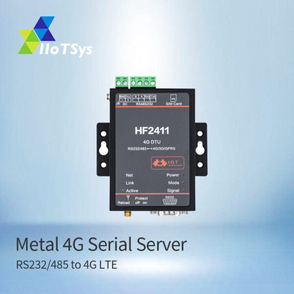 RS485 RS232 4G LTE Serial Server